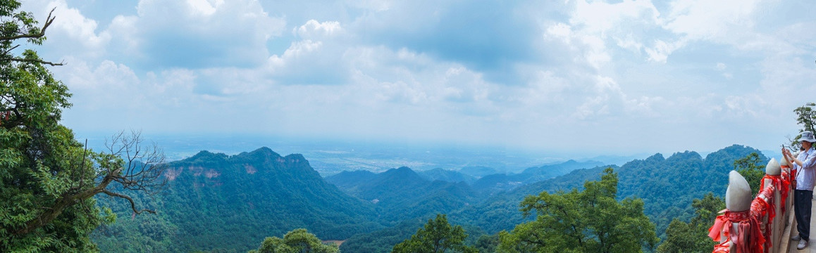 山景鸟瞰 青城山