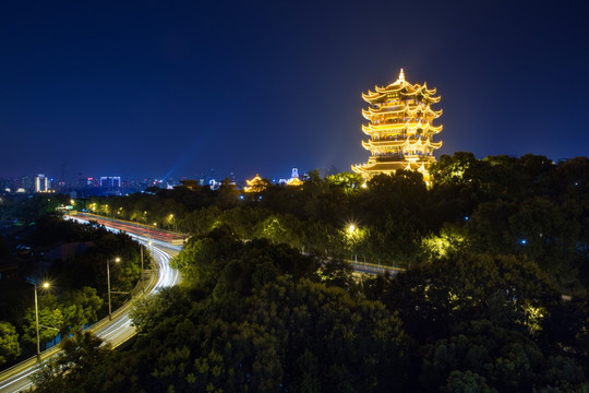 黄鹤楼夜景