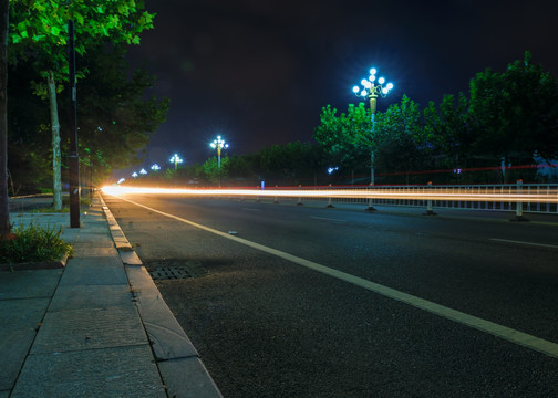 城市公路 夜景