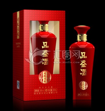 白酒包裝分層效果圖