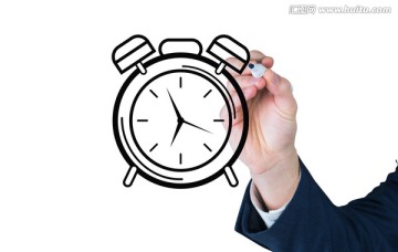 商人拿著筆書寫的復(fù)合形象