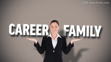 面帶微笑的商人的復(fù)合形象