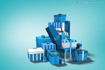 圣誕禮物組合圖片