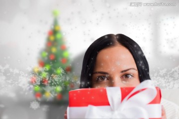 圣誕美女節(jié)日素材