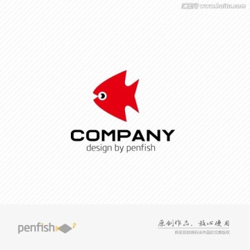 簡約魚LOGO