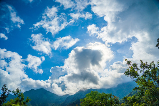 晴朗天空 七娘山