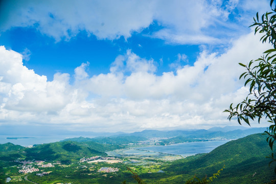 深圳南澳 七娘山鸟瞰