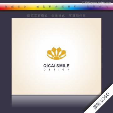花標(biāo)志 花瓣logo 綻放