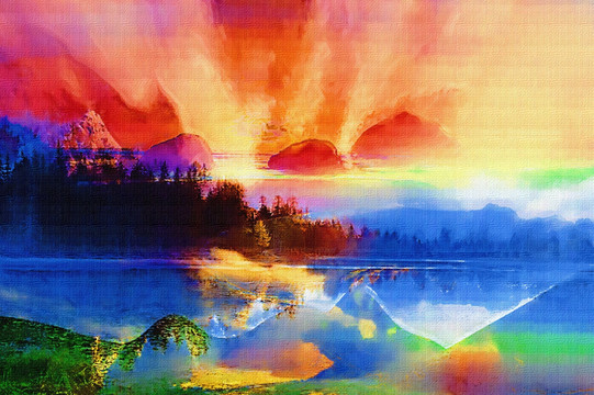 風(fēng)景油畫
