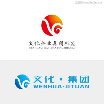 文化企業(yè)集團(tuán)標(biāo)志