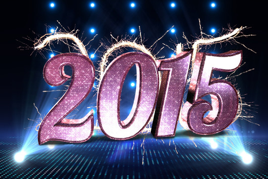 2015金屬字體海報