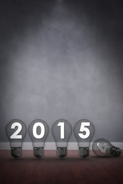 2015創(chuàng)意燈泡海報(bào)