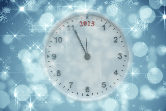 2015時鐘的復合圖像