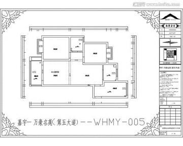 万豪名苑 第五大道CAD户型图