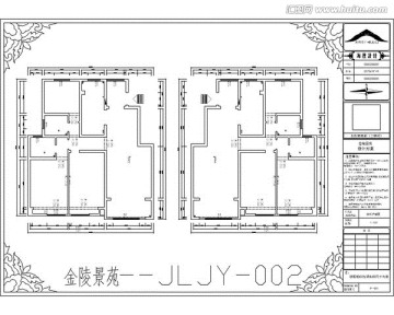 滁州金陵景苑CAD戶型圖