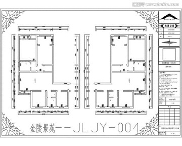 滁州金陵景苑CAD户型图