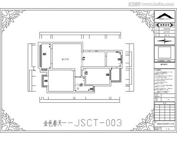 滁州金色春天CAD戶型圖