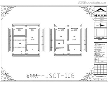 滁州金色春天CAD户型图