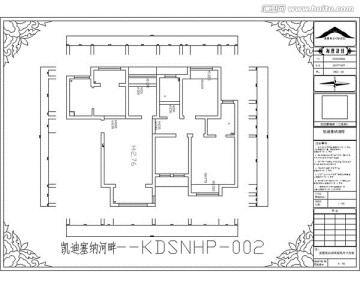 滁州凯迪塞纳河畔CAD户型图