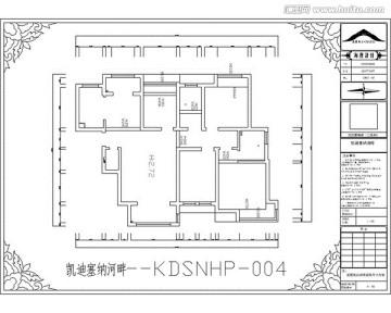 滁州凯迪塞纳河畔CAD户型图