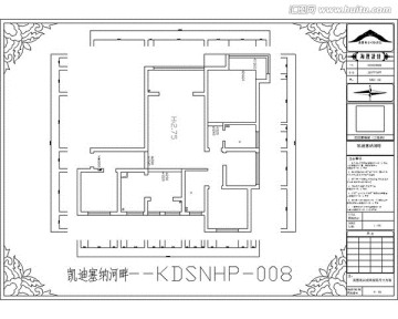 滁州凯迪塞纳河畔CAD户型图