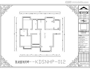 滁州凯迪塞纳河畔CAD户型图