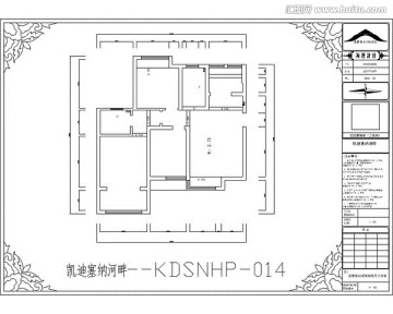 滁州凯迪塞纳河畔CAD户型图