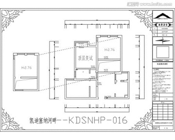 滁州凯迪塞纳河畔CAD户型图