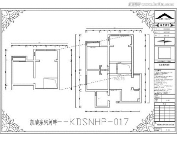 滁州凯迪塞纳河畔CAD户型图