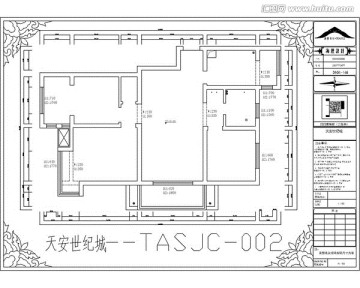 滁州天安世纪城CAD户型图