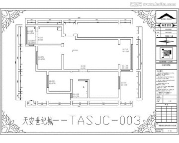 滁州天安世纪城CAD户型图