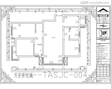 滁州天安世纪城CAD户型图