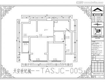 滁州天安世纪城CAD户型图