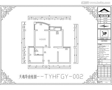 滁州天逸华府桂园CAD户型图