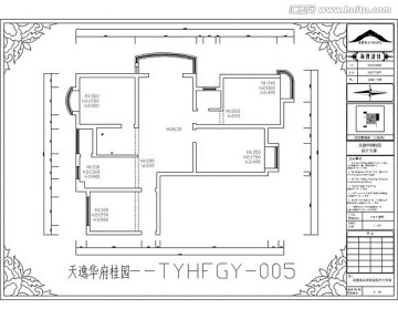 滁州天逸华府桂园CAD户型图