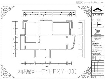 滁州天逸華府杏園CAD戶型圖