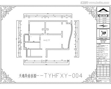 滁州天逸華府杏園CAD戶型圖