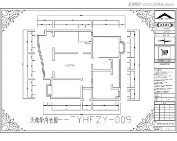 滁州天逸华府竹园CAD户型图