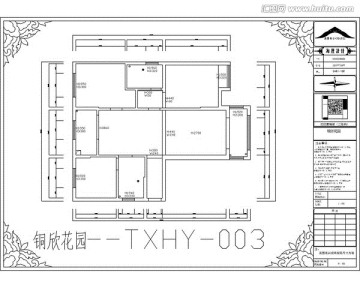 滁州铜欣花园CAD户型图