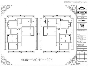 滁州文昌花园CAD户型图