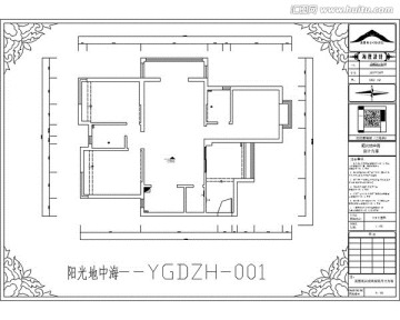 滁州阳光地中海CAD户型图