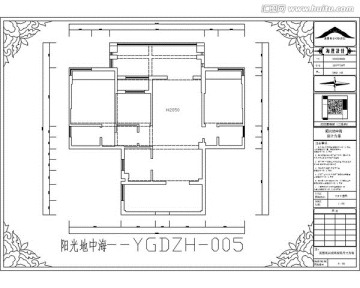 滁州阳光地中海CAD户型图