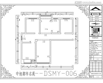 滁州中旭都市名苑CAD户型图