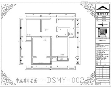 滁州中旭都市名苑CAD户型图