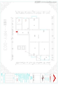 滁州龙蟠南苑名儒园CAD户型