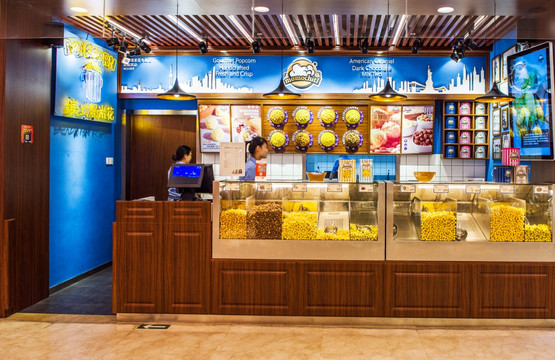 美式爆米花店 零食店