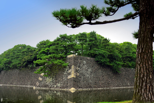 日本皇居 皇城角楼