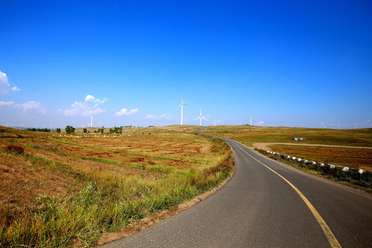 草原天路秋景