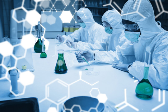 正在做研究的科學(xué)家