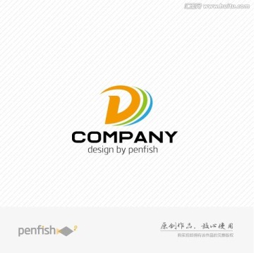 字母D标志logo设计